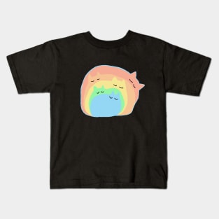 cat rainbow Kids T-Shirt